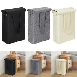 Förvaringskorgar 45L Fällbar smutsig tvättkorg Tvättkläder för badrumsskåp 230830