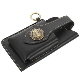 Sacos ao ar livre Bolso de telefone móvel Carteira Celular Bolsa Multi-uso Cintura Jogging Pu Anti-Lost Work