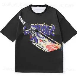 Men's T-shirts New Spider Print Graphic T Shirts 2023 Pro Choice American Y2k Tops High Quality Cotton Oversized T Shirt Harajuku Men Clothing 357