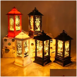 Dekoracja imprezy Eid al Adha prezent Ramadan Led Led Lantern z światłami Decoratins Arab Arab Muzułmański Mubarak Festiwal Dekor