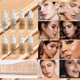 Professionelle matte Ölkontrolle Make-up-Fundamentcreme für Gesicht verbergen Augen Dunkelkreis Flüssige Langlastende Korrektorcreme