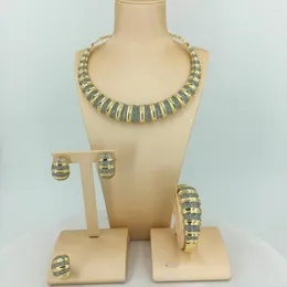 Halskette-Ohrringe-Set Yuminglai Unique Jewelry Dubai Full für Damen FHK11907