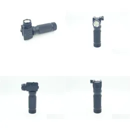 Outros acessórios táticos Novo Foregrip Vertical Grip High Power Led Lanterna Fit 20mm Qr Rail Mount Drop Delivery Dhvkq