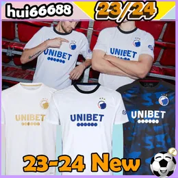 23/24 Maglie da calcio FC Copenhagen Oro bianco speciale BARDGHJI GONCALVES CORNELIUS CLAESSON BARDGHJI AMOO CLEM HARALDSSON LERAGER LERAGER Maglia da calcio uomo