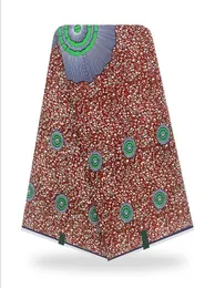 3ヤードAnkara Fabric Wax African Hollandais Cotton Fabric Tissu Pagne Wax Printed Patchwork for Dress Sewing Crafts Material6020042
