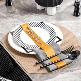 Pratos de luxo preto listras cerâmica jantar placa geométrica conjunto de louça para banquete de casamento pratos redondos e suprimentos de cozinha