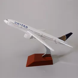 航空機モドルアロイメタルエアアメリカンユナイテッドB777エアラインエアプレーンモデルユナイテッドボーイング777飛行機モデルダイキャストスケール航空機ギフト16cm 230830