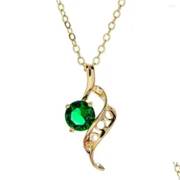 Charms High Quality Fashion Classic Zircon Pendant Suitable For Women / Girls Party D-034 Drop Delivery Jewelry Findings Components Dh0R3