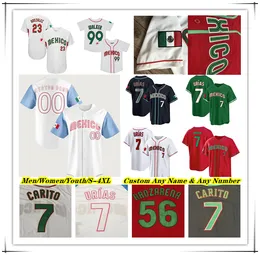 2023 Drużyna Mexico Baseball Jersey Joey Meneses Randy Arozarena Isaac Paredes Rowdy Tellez Julio Luis Urias Austin Barnes Alek Alan Trejo Alex Verdugo