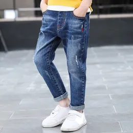 Jeans diimuu barn kläder pojkar barn rak denim byxor våren höst långa byxor tonårs baby casual straght 230830