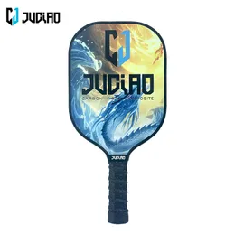 スカッシュラケット高品質のJuciao Pickleball Paddle販売グラファイトcompositeカーボンピックルボールラケット230831