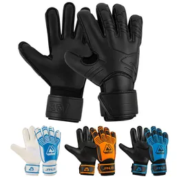 Sports Gloves Professional Goalkeeper Black Blue Soccer Football Accessories Training Latex Size 710 230830