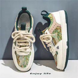 Dress Shoes 2023 Starry Night Oil Painting for Men Original Casual Sneakers Sports Designer Vintage Footwear Artist s painting 230830