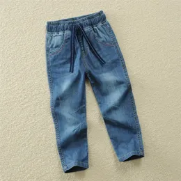 Jeans Modx 2023 Wiosna i jesień dzieci nosza małe medium dżinsowe spodnie dżinsowe spodnie 230830