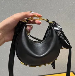 مصمم الرسم البياني حمل Half Moon Hobo Bag Underarm Mini Counter Counter Facs Luxury Letters Tous Higine Leather Women Women Crossbody Bass Jacquard Pres