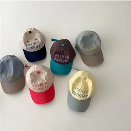 Ball Caps Children Cap осень/зима 2023 г. умывание хлопковое личность контраст винтажный бейсбол мальчики и девочки Sun Hat 49-52 см.