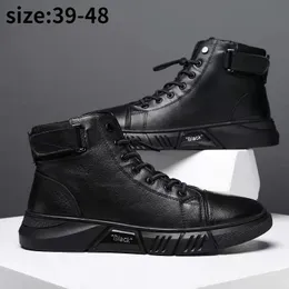 Stövlar Autumn High Top Work Shoes for Men Platform Ankle Boots Fashion Quality Boots Outdoor Boasties Zapatos de Hombre 230830