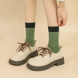 Scarpe eleganti XJMIGO scarpe singole retrò all-match tacco spesso scarpe piccole in pelle scarpe da donna 230830
