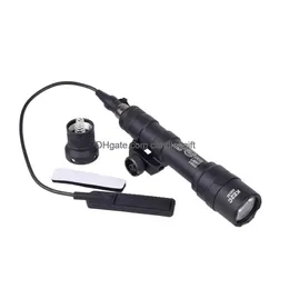 Lanterna tática sf m600 m600b scout, lanterna led para trilho pictinny, entrega de gota, esportes ao ar livre, caça