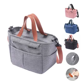 Ice PacksIsothermic Bags Portable Lunch Box Insulated Thermal Bag Picnic Food Cooler Pouch Large Capacity Shoulder Bento Storage for Women Children 230830