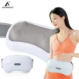 Andra massageföremål Electric Abdominal Massager Health Care Deep Knead Abdomen Instrument Vibration Body Massage Tool Fysioterapi Uppvärmning Slimming 230831
