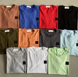 2023 Sommer Herren T-Shirts Brief Stickerei Patch Logo T-Shirts Lässige Baumwolle Outdoor Männliche Tops mit Original-Tag Größe M-XXL Unisex Schwarz Weiß T-Shirt Kleidung