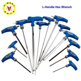 Hand Tools C-Mart Tool 2.5/3/4/5/6/8/10mm Chromium-vanadiu Steel Inner Hexagon Wrench T Handle Allen Hex Key Spanner