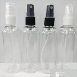 Botella de perfume 50ml mascota de plástico vacío botellas de spray cosméticas botella reinicable de viaje de viaje de viaje bomba recargable Cosm dhhxy