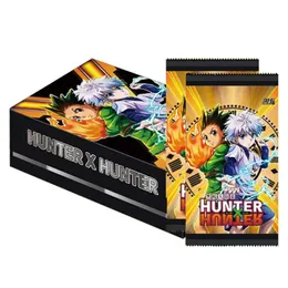 Cartoon Figures New Hunter x Hunter Collection Cards Japanese Anime Figure Hisoka Action Figure Gon Freecss Killua Zoldyck Figurine Statue Toy T230301