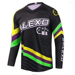 Racingjackor 2023 Men Motocross Jersey Downhill Jeresy Cycling Mountain Bike Mtb Hombre Quick Dry Camouflage