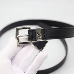 2021 Mens Designer Belts for women Genuine Leather ladies jeans belt pin buckle casual strap wholesale cinturones P letter designer Triangle Pendant belt 2.3x100 cm