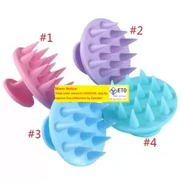 Silicone Shampoo Scalp Massagershampoo Massage Bath Bath Bath ScalpMassager Brush Combs Care Tool CC