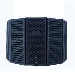 Microphones 1 PCS 5 Panel Adjustable Microphone Shield Isolation Reflection Filter Vocal Booth Acoustic Board Noise Reduction
