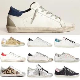 أفضل الأحذية غير الرسمية التي يتم شراؤها العملاء في كثير من الأحيان مع عناصر مماثلة من أحذية إيطاليا العلامة التجارية Super Star Luxury Dirtys Sequin White Do Old Dirty Designer Sneakers B1