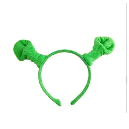 Other Home Garden Halloween Moq50Pcs Hair Hoop Shrek Hairpin Ears Headband Head Circle Party Costume Item Masquerade Supplies Drop Dhgva