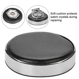 Watch Movement Casing Cushion Leather Protective Pad Holder for Watchmaker Watch Part Glass Repair Battery Change Tools