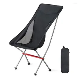 Camp Furniture Camping-Klappstuhl, langlebig, Vollmetallhalterung, große Größe, Strand, wasserdicht, tragbar, hochwertig, für den Außenbereich, Moon