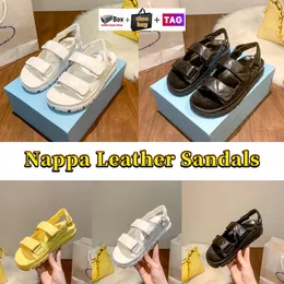 Tasarımcı Nappa Deri Sandalet Lüks Sandalet Moda Kapitone Yastıklı Klasik Slaytlar Kadın Ayakkabı Yaz Kapalı Açık Plaj Slayt kadın Terlik Terlik