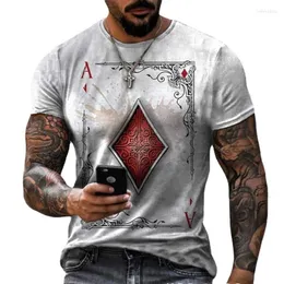 T-shirt da uomo Summer Fashion Square T-shirt da uomo stampata in 3D Casual O Colletto Manica corta Allentato Large Top 6XL