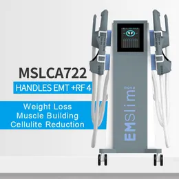 EMSLIM SLISTING 4 في 1 مع RF EMS Macher Machine العضلات الكهرومغناطيسية تحفز المعدات النحت محيط الجسم