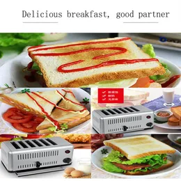Comercial Comercial de alta qualidade Automática 4 Slice Torradeira 6 fatias Toaster Bread Machine no café da manhã247J