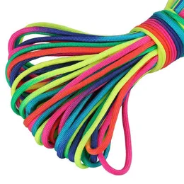 Açık Gadgets Paracord 4mm 100ft 550 PARACHUTE KAVRAM KAYNAK KAMYA KAMPLAMASI İÇİN