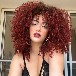 Wig female short curly hair explosive head chemical fiber headgear small curly wig 230301