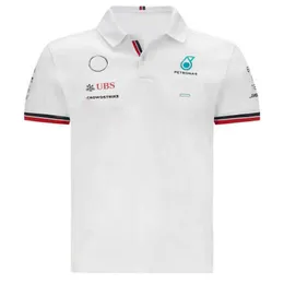 Zn40 Мужская рубашка поло 2 23 Новая F1 Formula -One Racing Team Team Complyed Closd