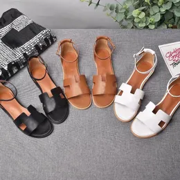 Tasarımcı Ayakkabı Kadın Santorini Sandalet Dana Derisi Yüksek Topuk Klasik Legend Sandalet Rahat Düz Kama Topuk Ayakkabı Ile Box3346