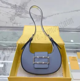 حقيبة يد صغيرة بتصميم هوبو للسيدات من ماركة روما ماركة روما نصف قمر من الجلد تحت الإبط حقيبة يد نسائية من قماش القنب حقيبة كتف للحفلات المسائية Luxurys Designe