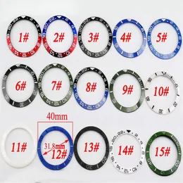 P349 Red Black Blue Green Ceramic Titanium Bezel Fit GMT Automatic Watch Support Retail And Whole172t