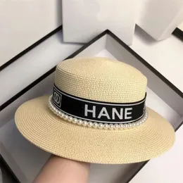 2023 Ins Summer Women Słaska kapelusz Modna Ochrona przeciwsłoneczna Plaża Osobowość szerokie czapki z wstążką