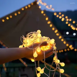Stringhe 3m 20LED Luci della stringa alimentate tramite USB IP44 Tenda da campeggio impermeabile Lampadine decorative per matrimoni Decorazione del giardino esterno