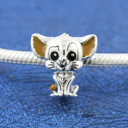 925 Sterling Silver Child Child Simba Bead pasuje do europejskiej biżuterii Pandora Style Charm Bracelets